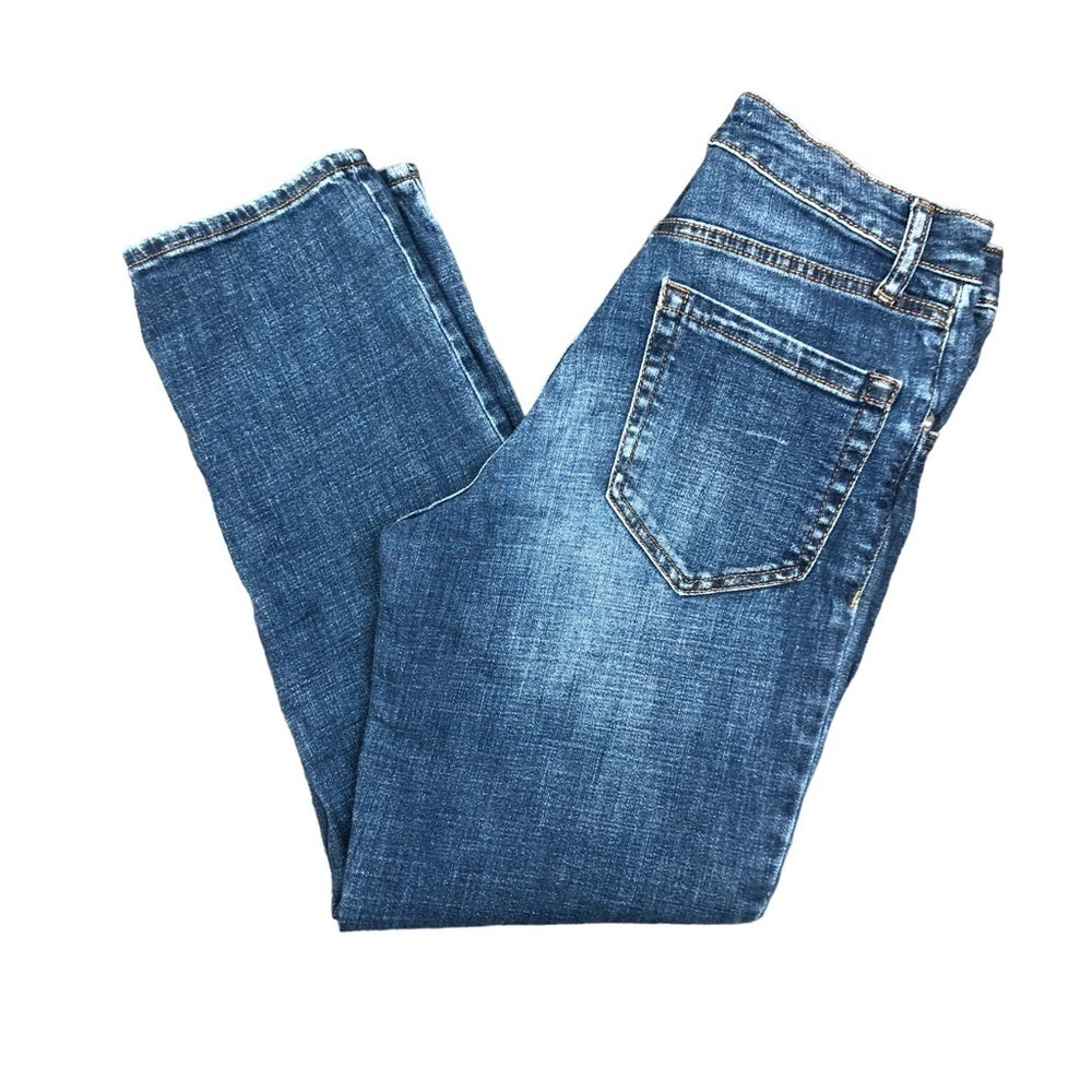 Ella Moss high rise straight jeans ankle length stretch 27/4